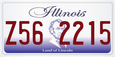 IL license plate Z562215