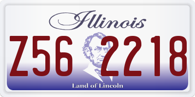 IL license plate Z562218