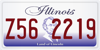 IL license plate Z562219