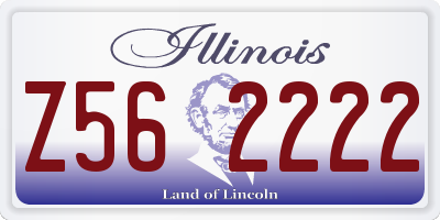 IL license plate Z562222