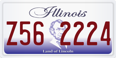 IL license plate Z562224