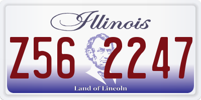 IL license plate Z562247