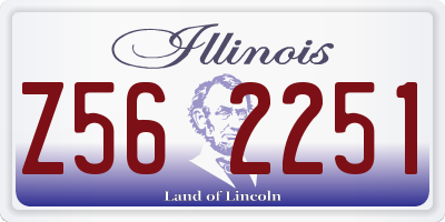 IL license plate Z562251