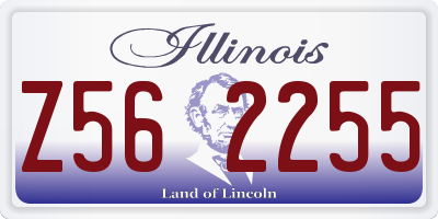 IL license plate Z562255