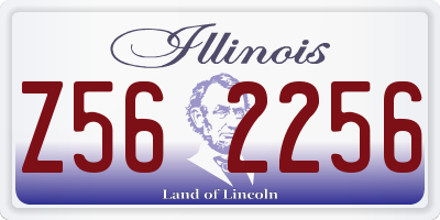 IL license plate Z562256