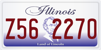 IL license plate Z562270