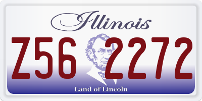 IL license plate Z562272