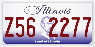 IL license plate Z562277