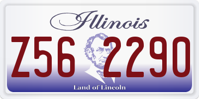 IL license plate Z562290