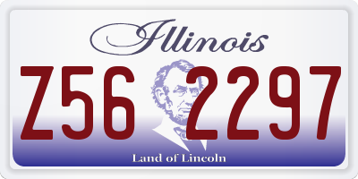 IL license plate Z562297