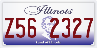 IL license plate Z562327