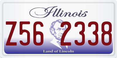 IL license plate Z562338