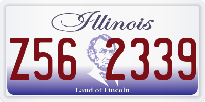 IL license plate Z562339