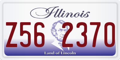 IL license plate Z562370