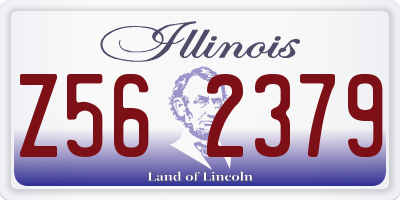 IL license plate Z562379