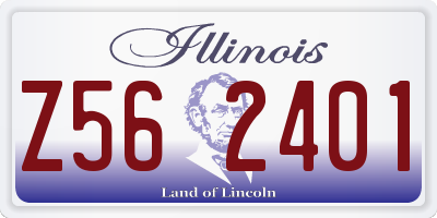IL license plate Z562401