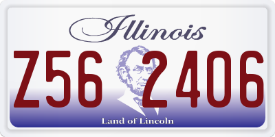IL license plate Z562406