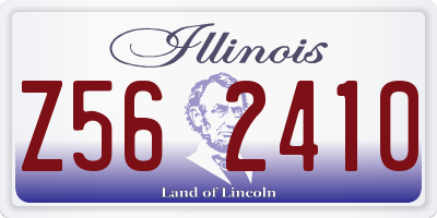 IL license plate Z562410