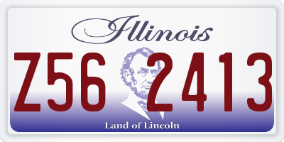 IL license plate Z562413