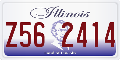 IL license plate Z562414