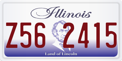 IL license plate Z562415