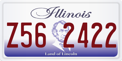 IL license plate Z562422