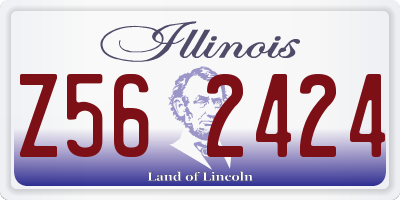 IL license plate Z562424