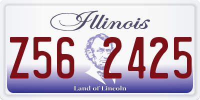 IL license plate Z562425