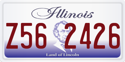 IL license plate Z562426