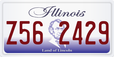 IL license plate Z562429