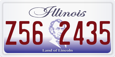 IL license plate Z562435