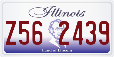 IL license plate Z562439