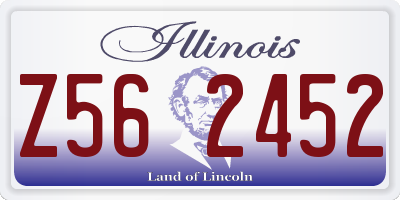 IL license plate Z562452