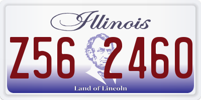 IL license plate Z562460