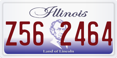 IL license plate Z562464