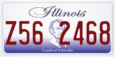 IL license plate Z562468