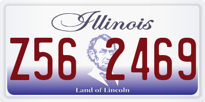 IL license plate Z562469