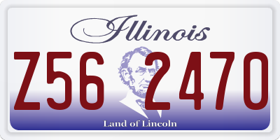 IL license plate Z562470