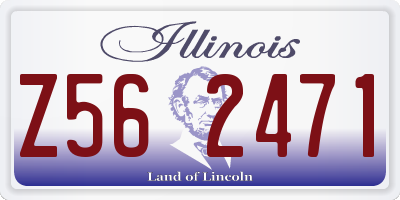 IL license plate Z562471