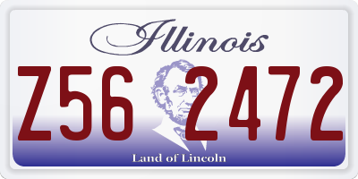 IL license plate Z562472