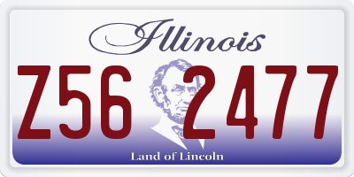 IL license plate Z562477