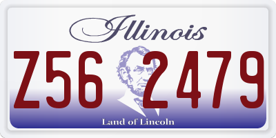 IL license plate Z562479