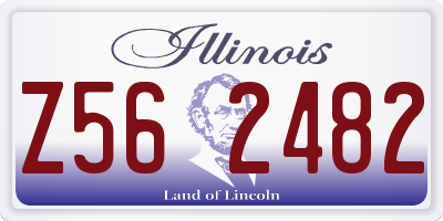 IL license plate Z562482