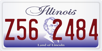 IL license plate Z562484