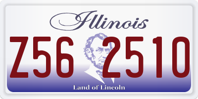 IL license plate Z562510
