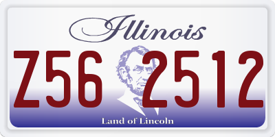 IL license plate Z562512