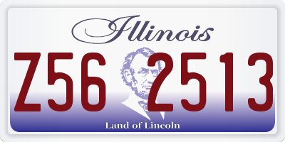 IL license plate Z562513