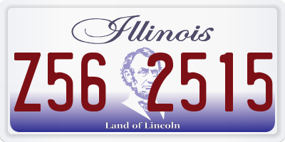 IL license plate Z562515