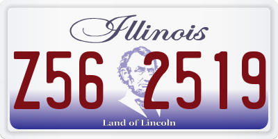 IL license plate Z562519