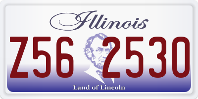 IL license plate Z562530